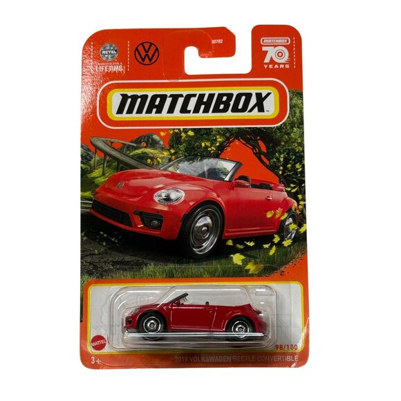 Matchbox 2019 VW Beetle Convertible Diecast Car 1:64 - Picture 1 of 5